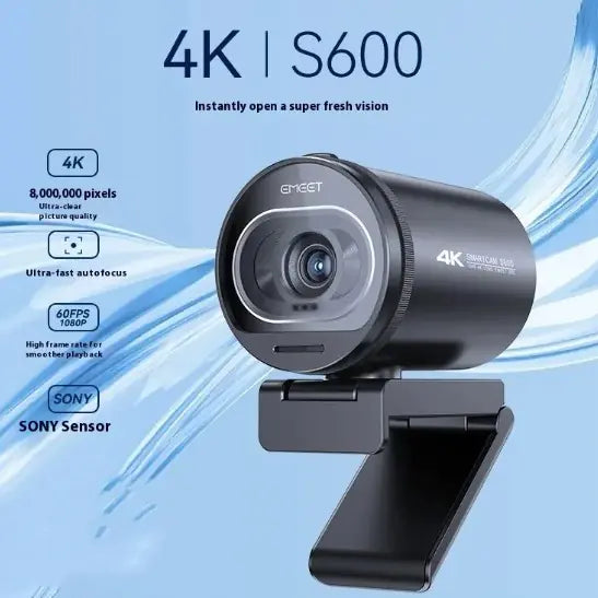 4K Ultra-Clear Live Streaming Webcam