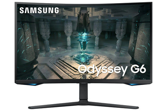 Samsung 32" Odyssey G65B QHD 240Hz 1ms (GTG) HDR 600 Gaming Hub 1000R Curved Gaming MonitorBlack (Renewed)
