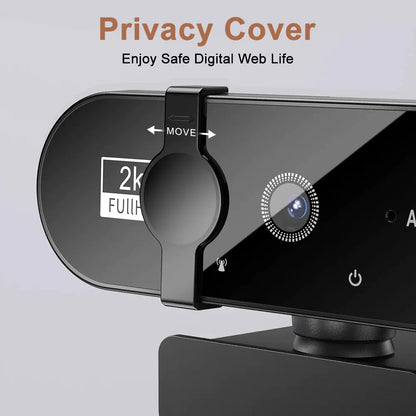 4K 1080p USB Webcam with Microphone and Tripod